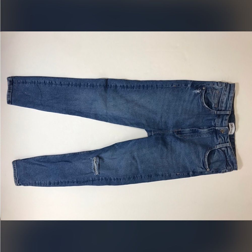 Zara high‎ rise jeans 10